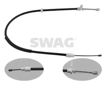 Трос, стояночная тормозная система SWAG купить